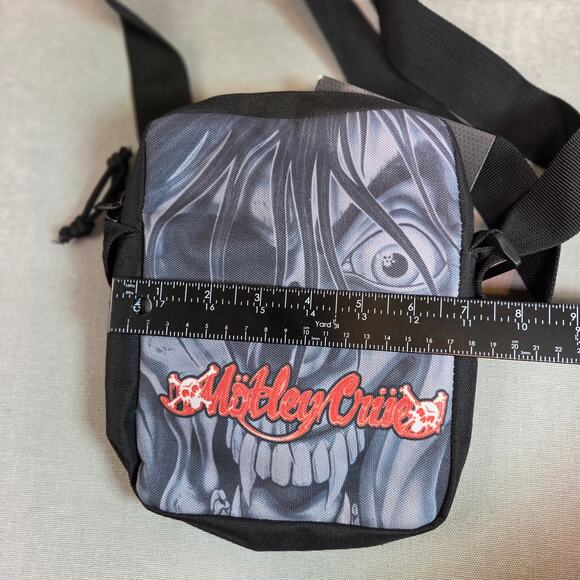 Motley Crue Rocksax Crossbody Shoulder Bag NWT Official Licensed 2022 - Picture 9 of 9